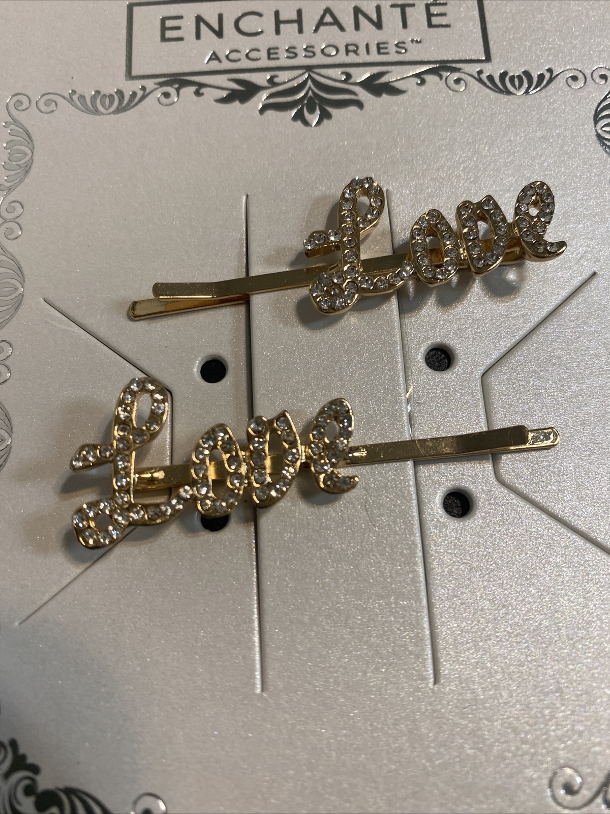 Hair Pins Accessories Live Good Beautiful New With Tags NWT Valentines Day Gift