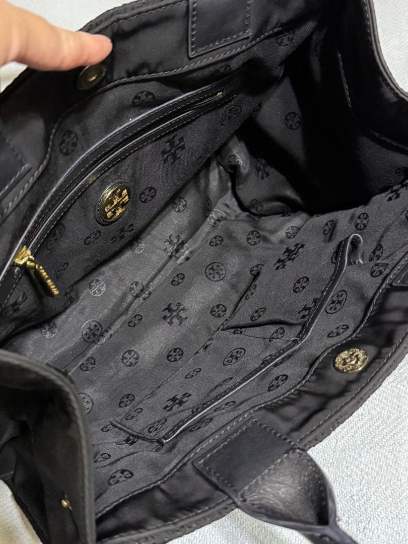 Tory Burch Ella Rare Embroidered Quilted Tote Bag