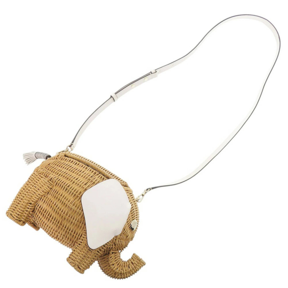 Kate Spade Elephant Leather Brown / White Women’s Bag #LTB034