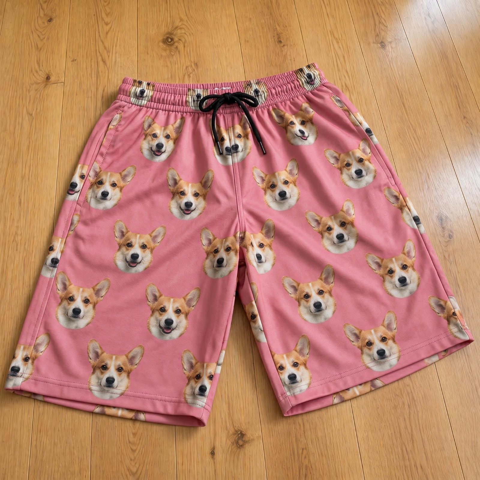 Custom Pet Face Shorts with Photo – Personalized Dog Pajama Shorts, Funny Pet Gi
