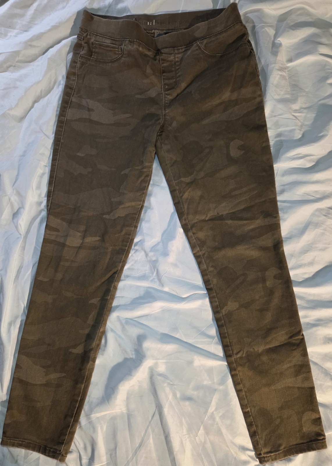 Natural Reflections Set/2 Camo Leggings Sz M Stretch