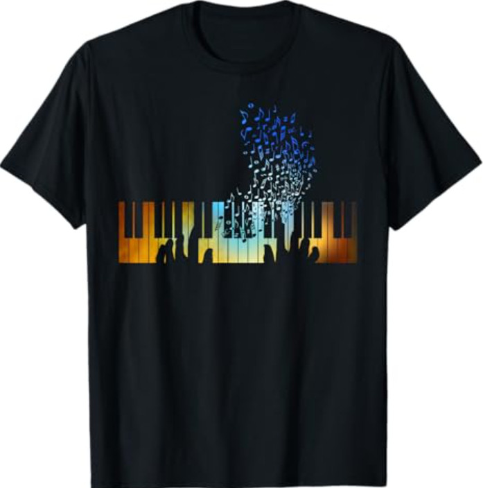 Piano Keyboard Piano Shirt Gift for Men Women T-Shirt