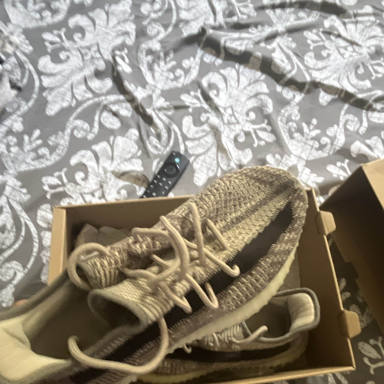 adidas Yeezy Boost 350 V2 Zyon FZ1267 Low Top Primeknit Gray/Black