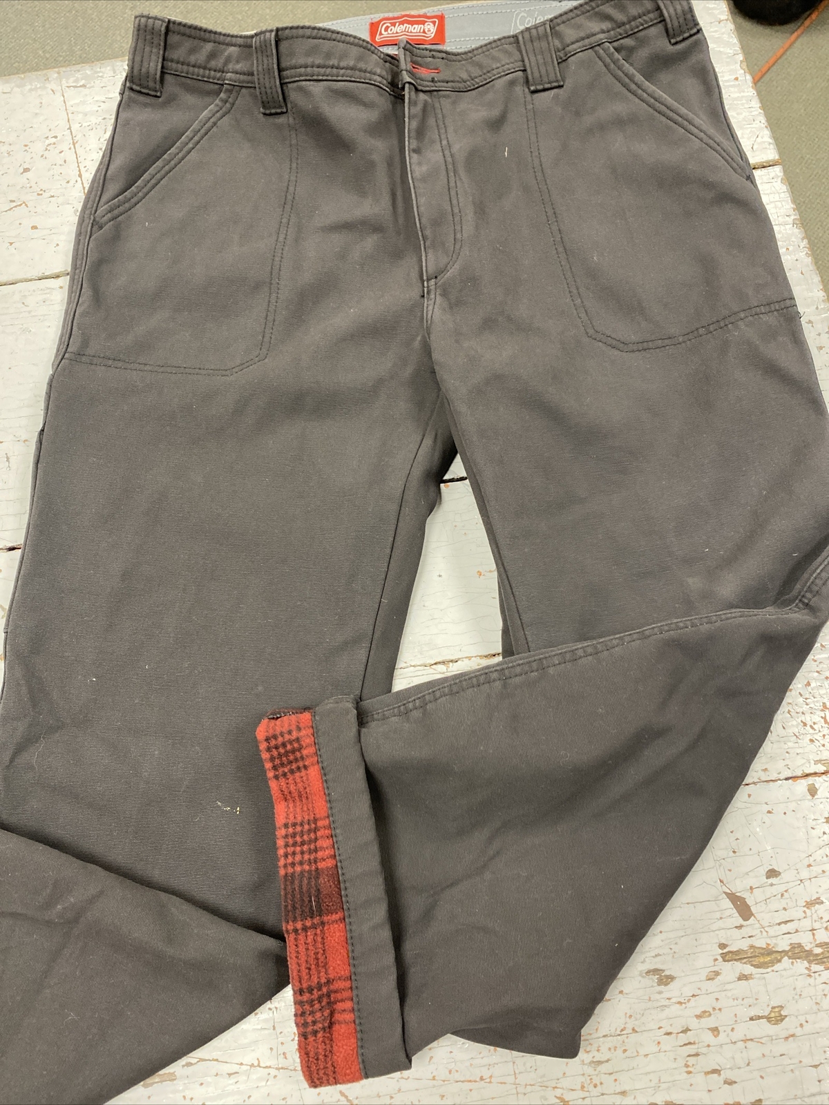 Coleman Men’s Fleece Lined Work Utility Pants Assorted Sizes & Colors NWT