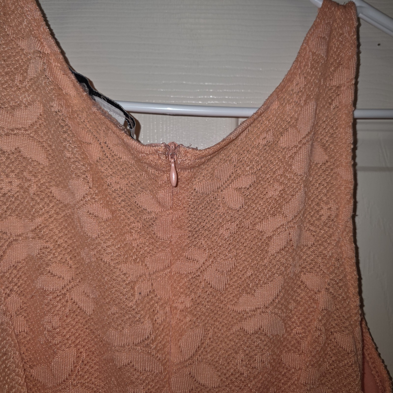 Womens American Rag Cie Retro Floral Butterly Crochet Fit And Flare Dress Medium