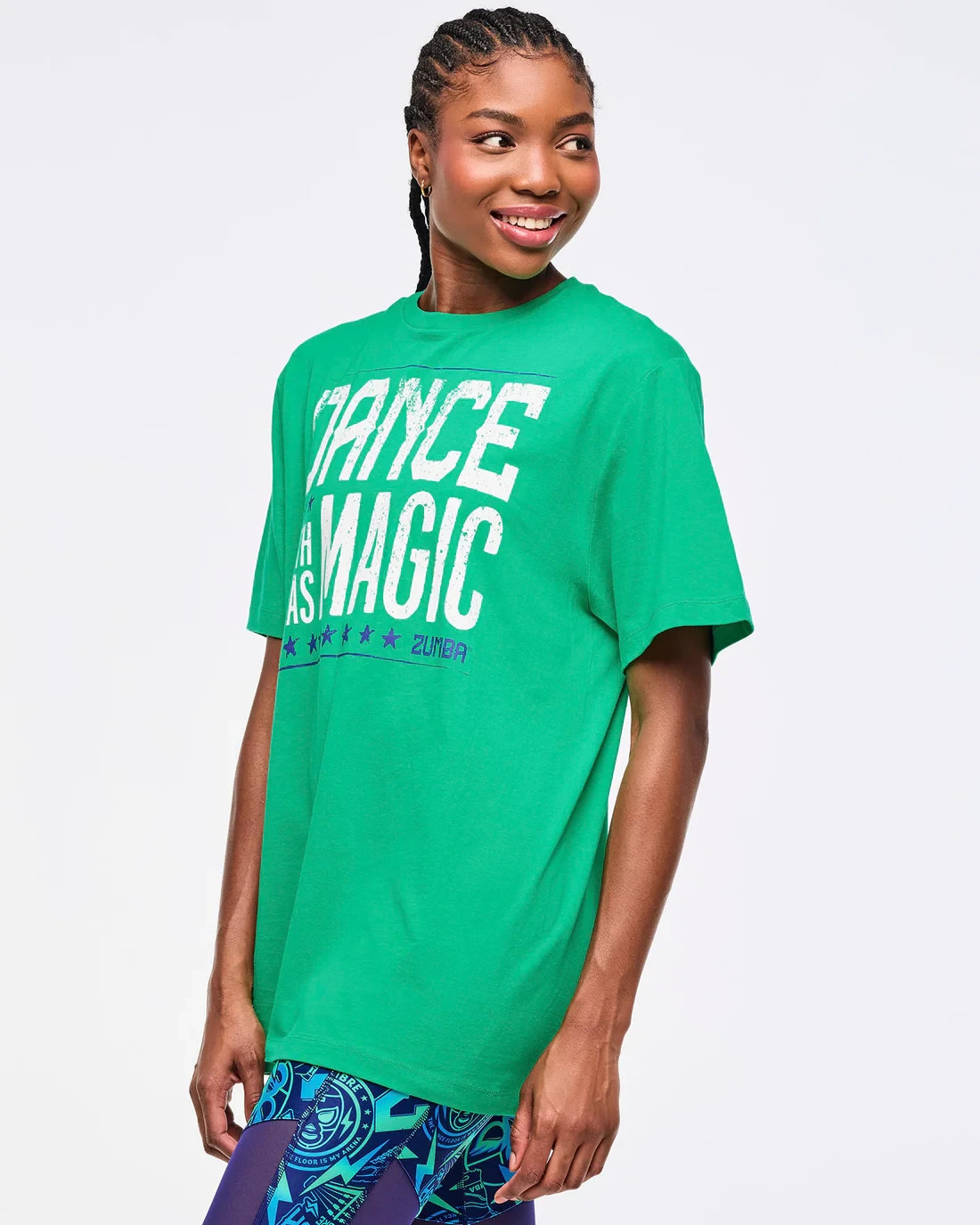 Zumba Libre Tee -1 Size Fits Most-Choose Purple, Green or Orange – New!