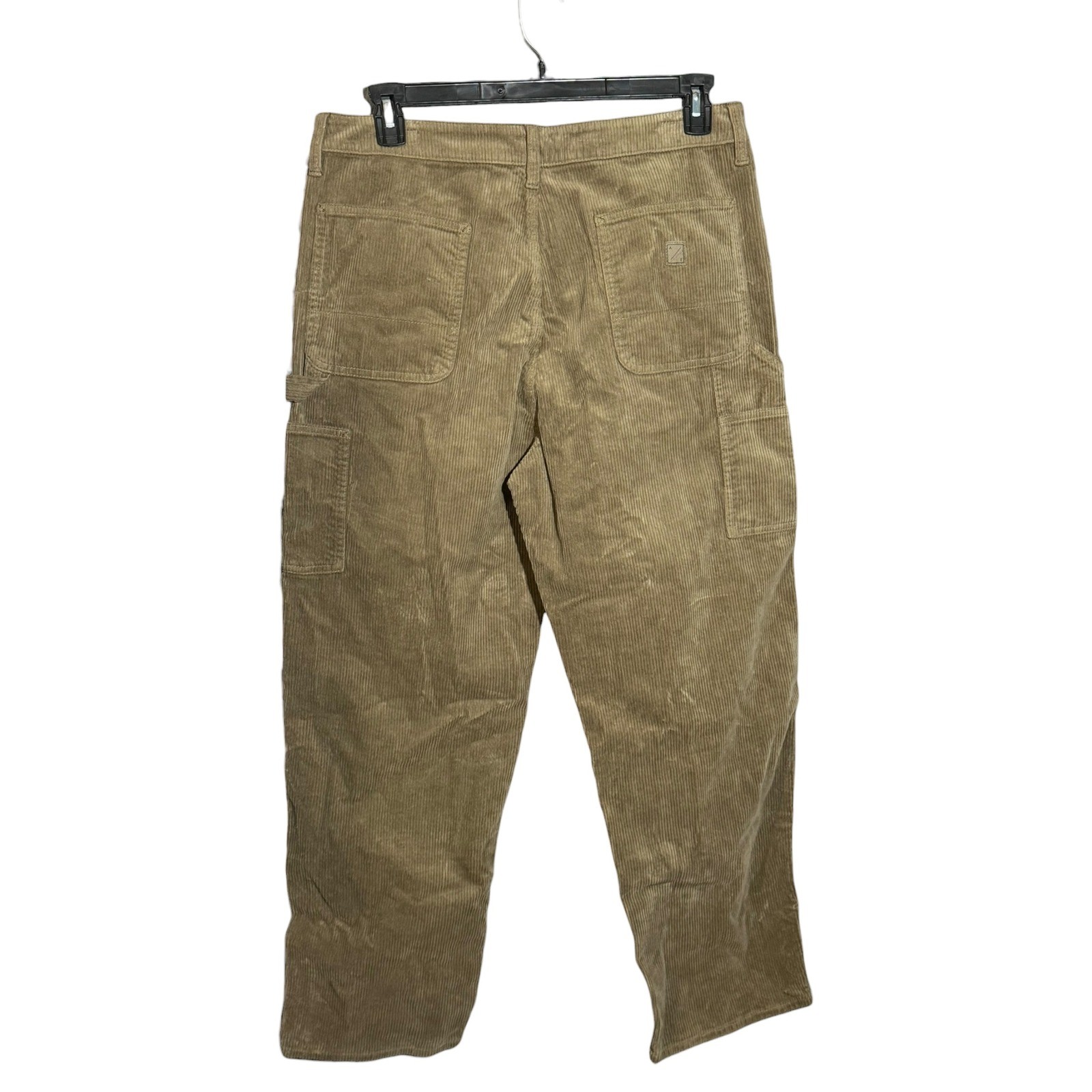 American Eagle Mens Flex Carpenter Pants Size 32X32 Olive Color Corduroy Feel