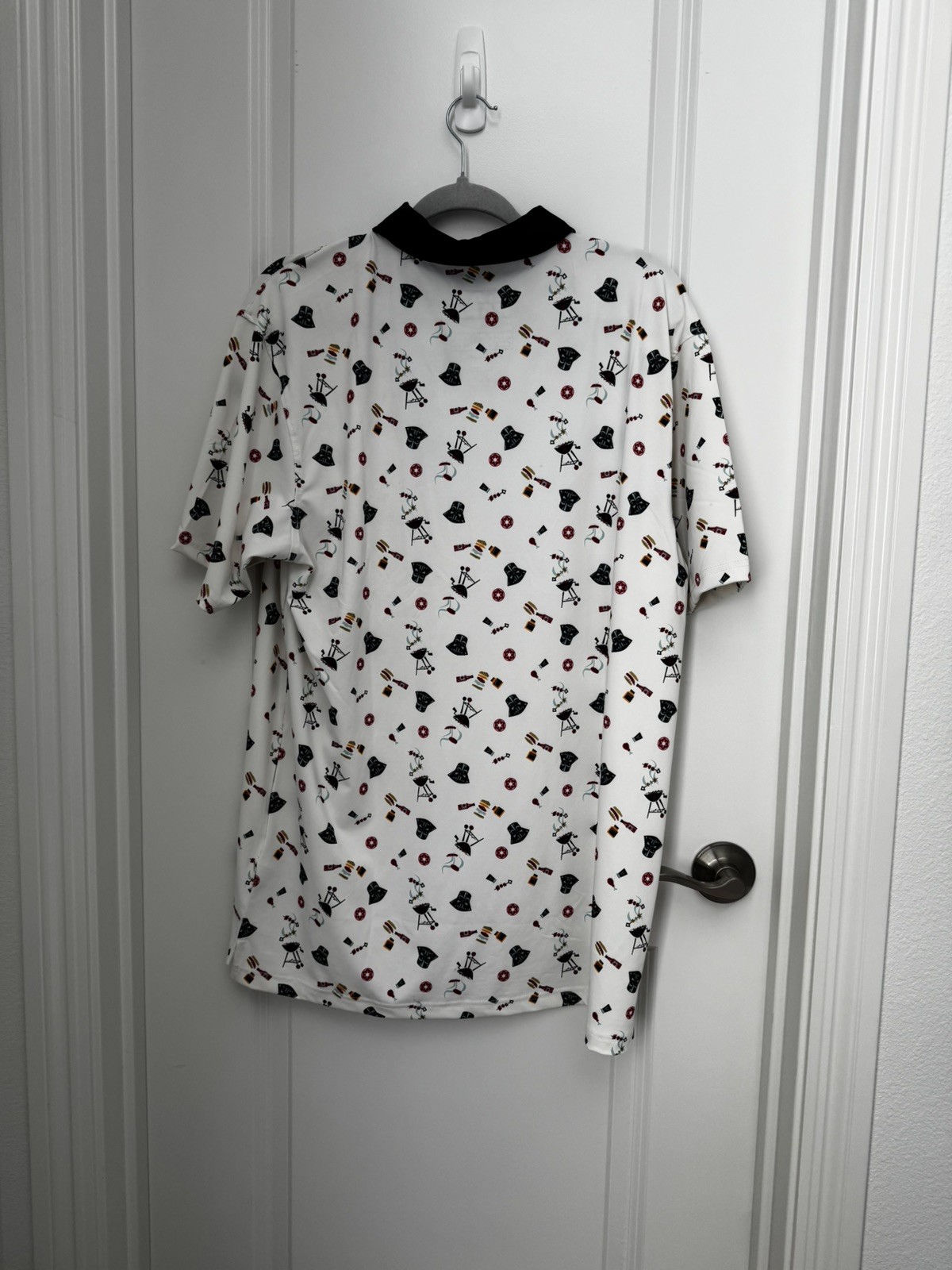 RSVLTS X Star Wars Sz L Grilling Like a Villain Performance Golf Polo Shirt