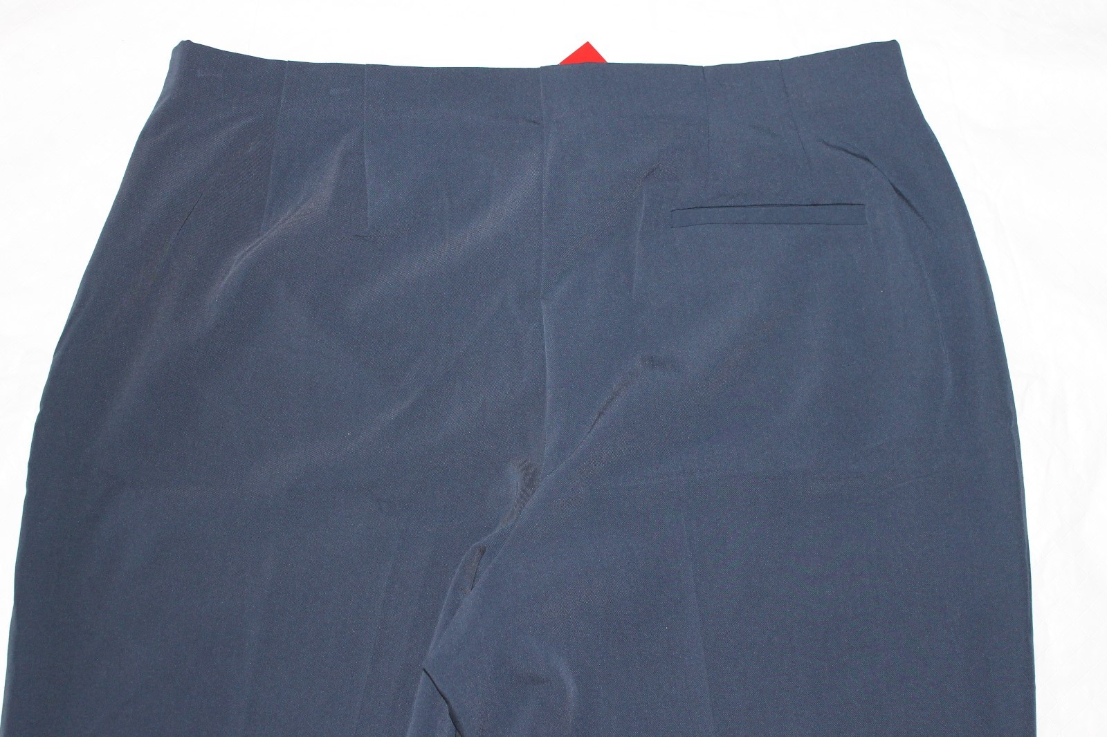 Womens pants AVENUE size 18 Ave navy side zip original slim leg NEW (km78)