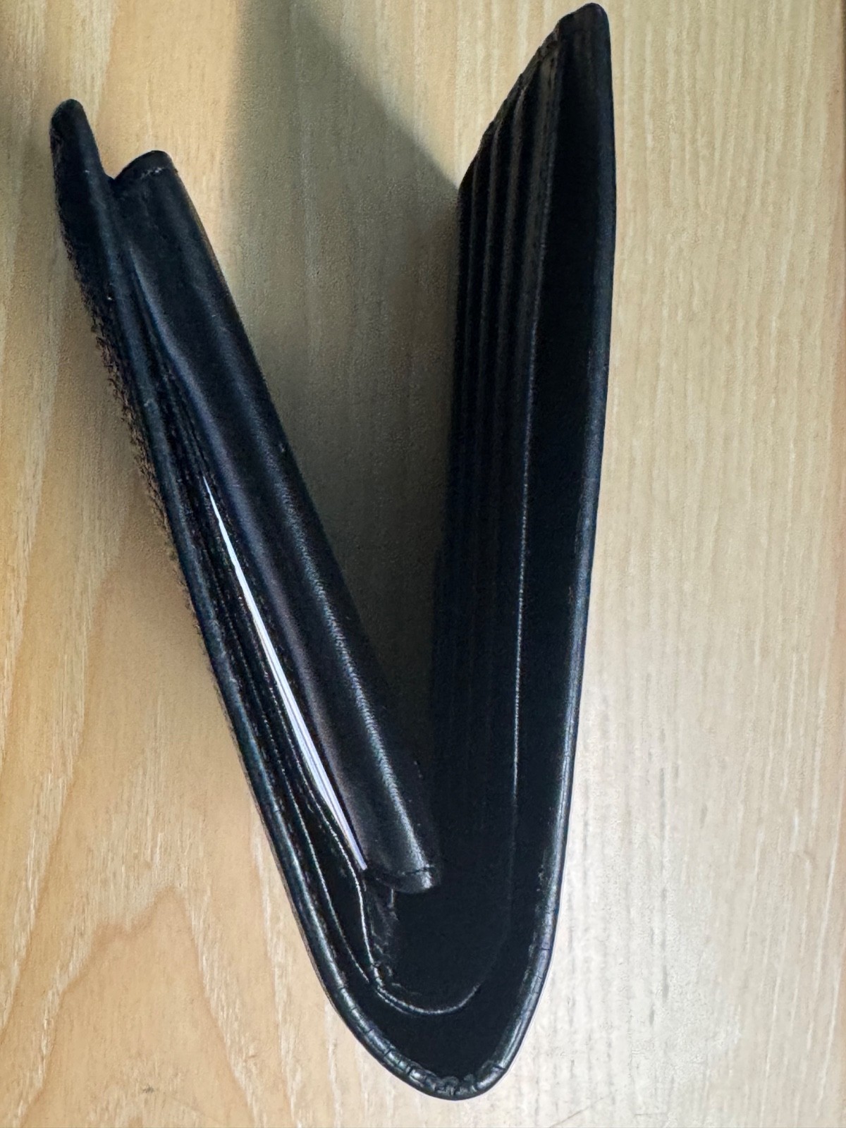 MCM Wallet Purse Card Holder Coin Pocket Leather Pouch Genuine