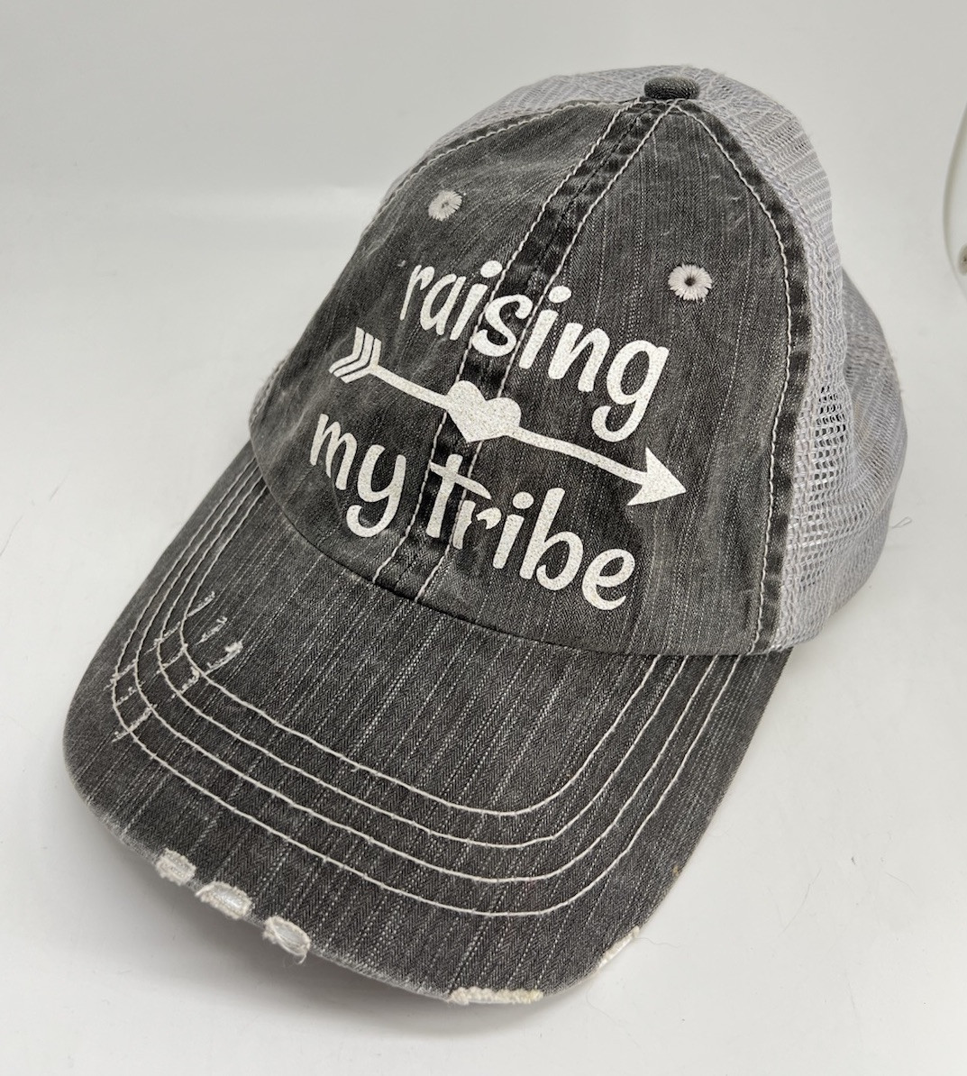 Raising My Tribe Ball Cap Hat Adjustable