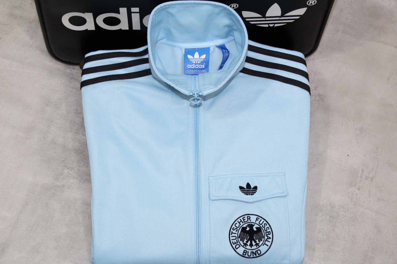 ADIDAS ORIGINALS WEST GERMANY WORLD CUP 1974 TRACKSUIT TOP,JACKET,SIZE:MEDIUM