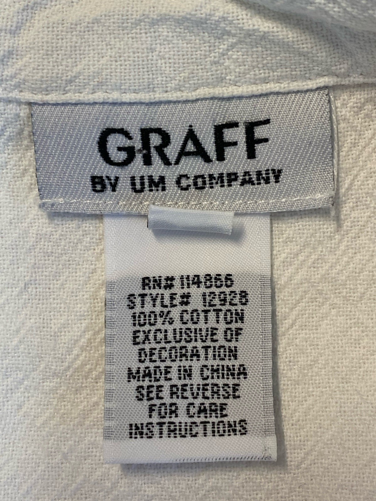 Graff by UM Company Shirt Women’s Size Large Embroidered Beads Tropical Vacation