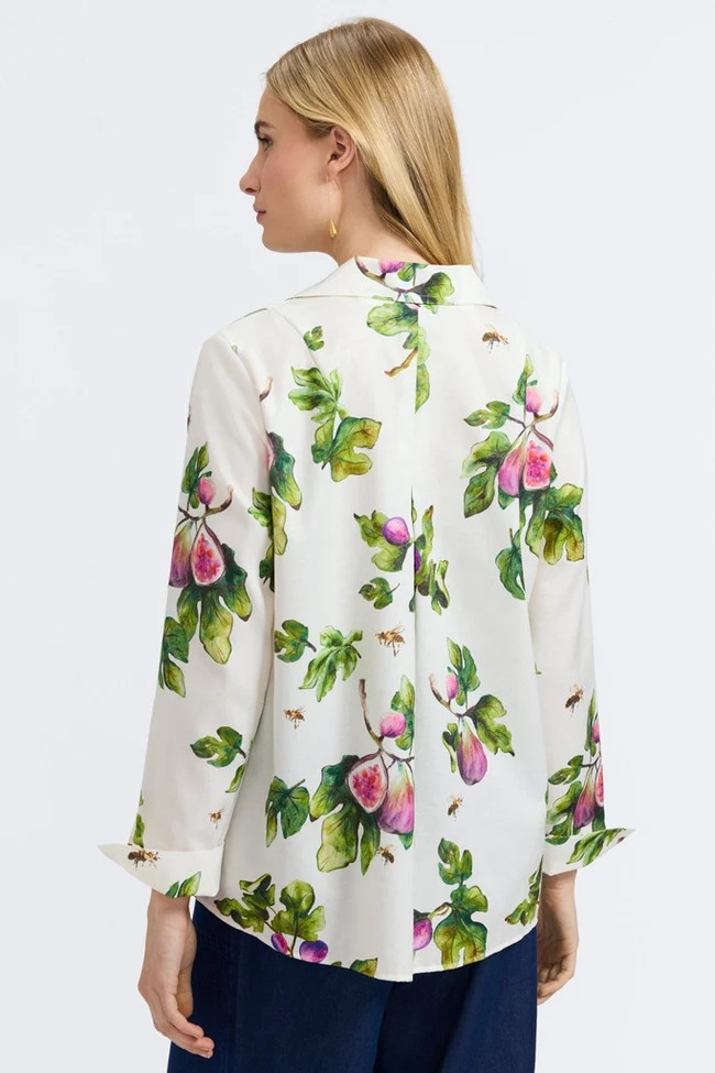Foxcroft Fig Cotton Twill Tunic Size 1x – MSRP $148