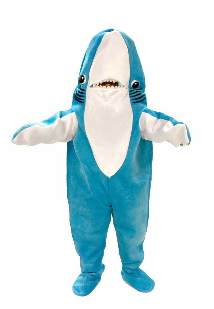 Adult Music Football Performance Katy Perry Shark Jumpsuit Funny Cosplay Costume
