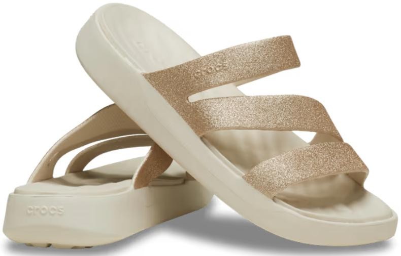 Crocs Getaway Glitter Strappy BRAND NEW sizes 5-11 Gold or Pink 210446