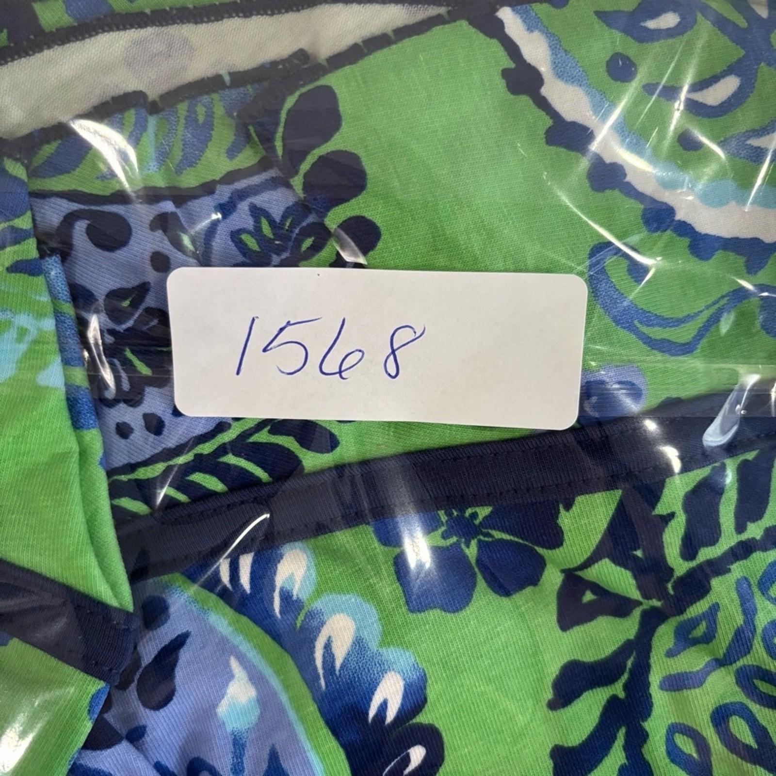 Ana Clare Womens Paisley Skort Size Small Green Blue Pockets Golf Activewear