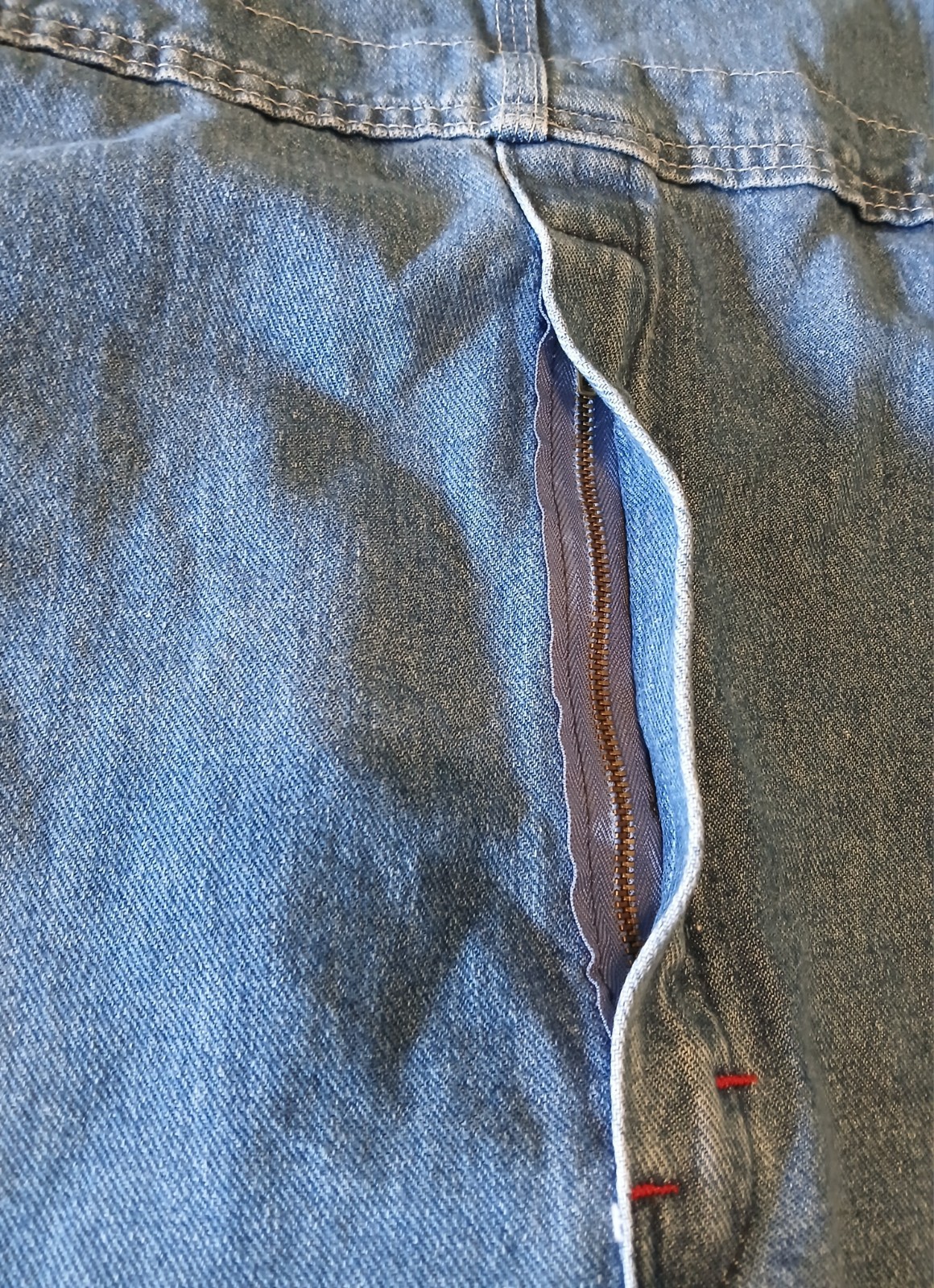 Dickies Overalls 34 X 30 Coveralls Bib Blue Cotton Denim Carpenter Farm Work EUC