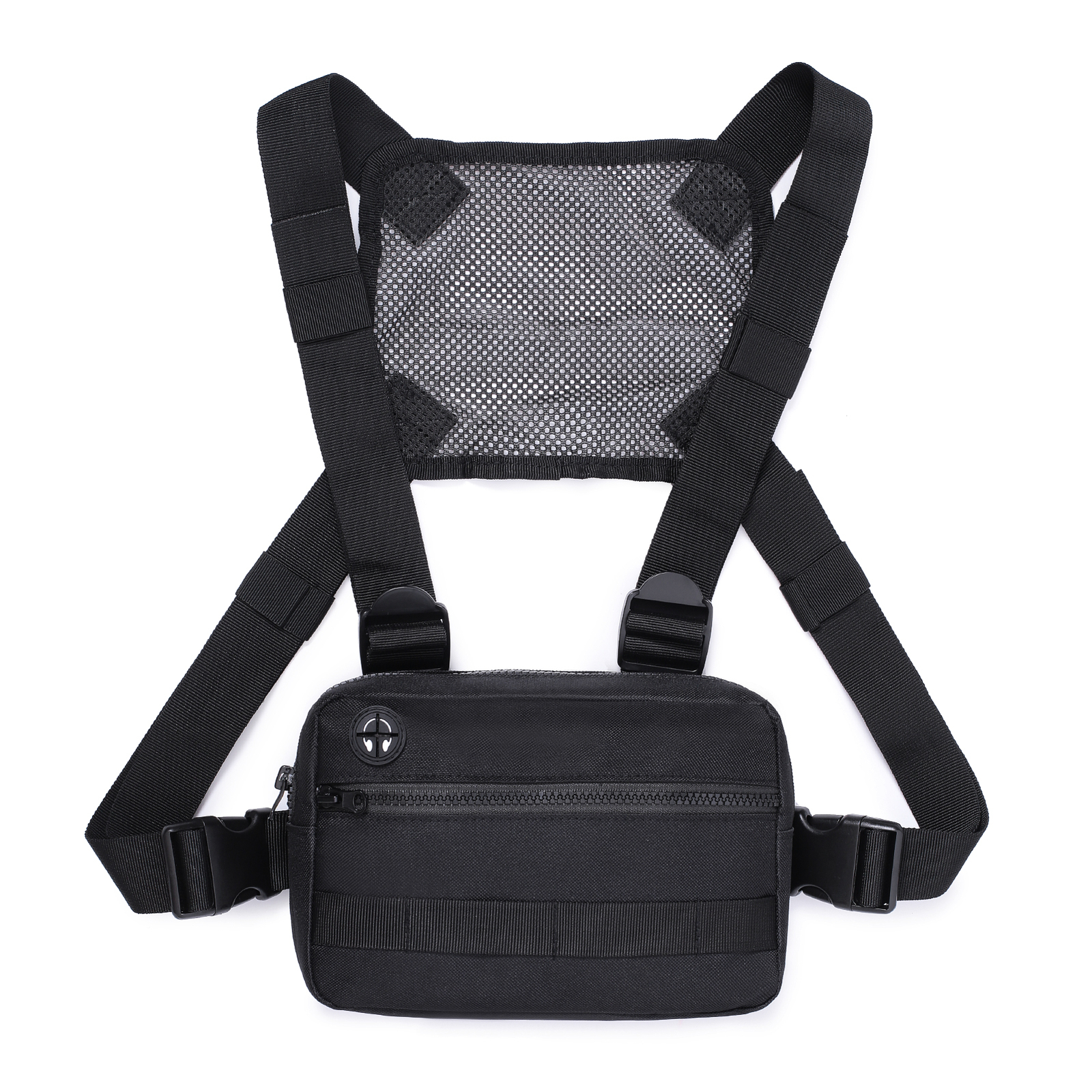 Outdoor Chest Bag EDC Utility Pack Chest Rig Pouch For Workout Cycling Unisex