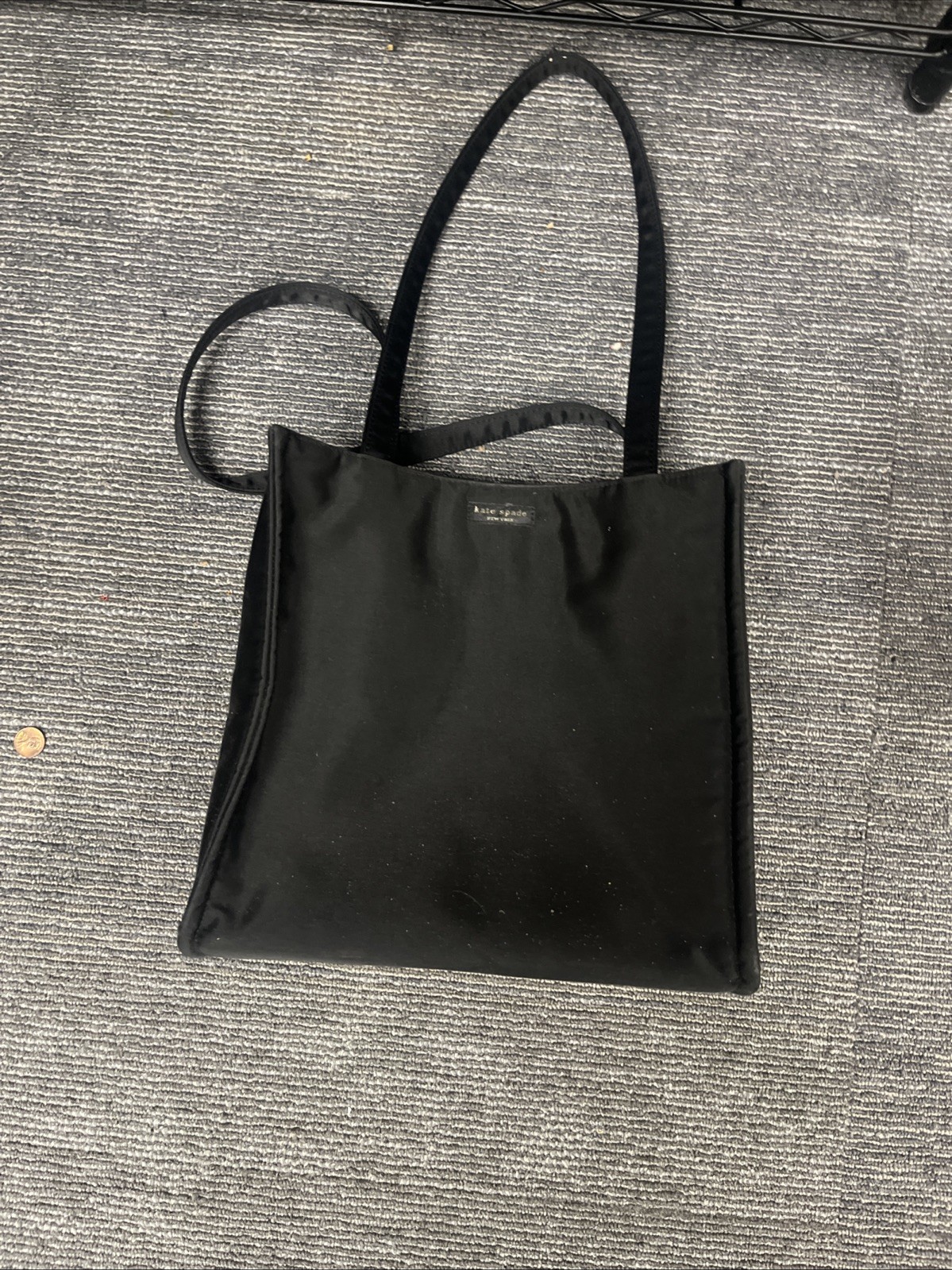 Kate Spade Vintage nylon black tote