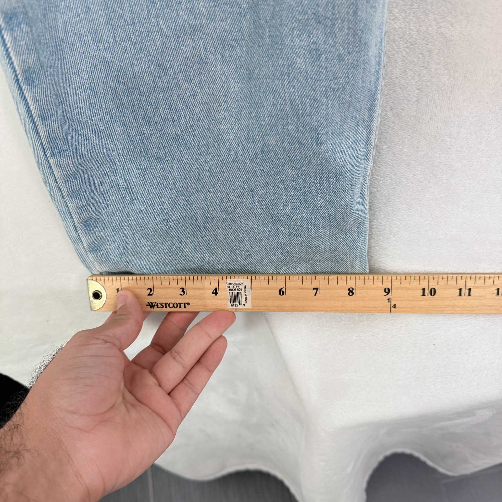 Polo Jeans Company Ralph Lauren Jeans Mens 38×30 Blue Straight Leg USA Flag