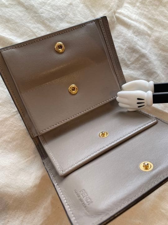 FENDI Compact Wallet Folding Wallet Mini