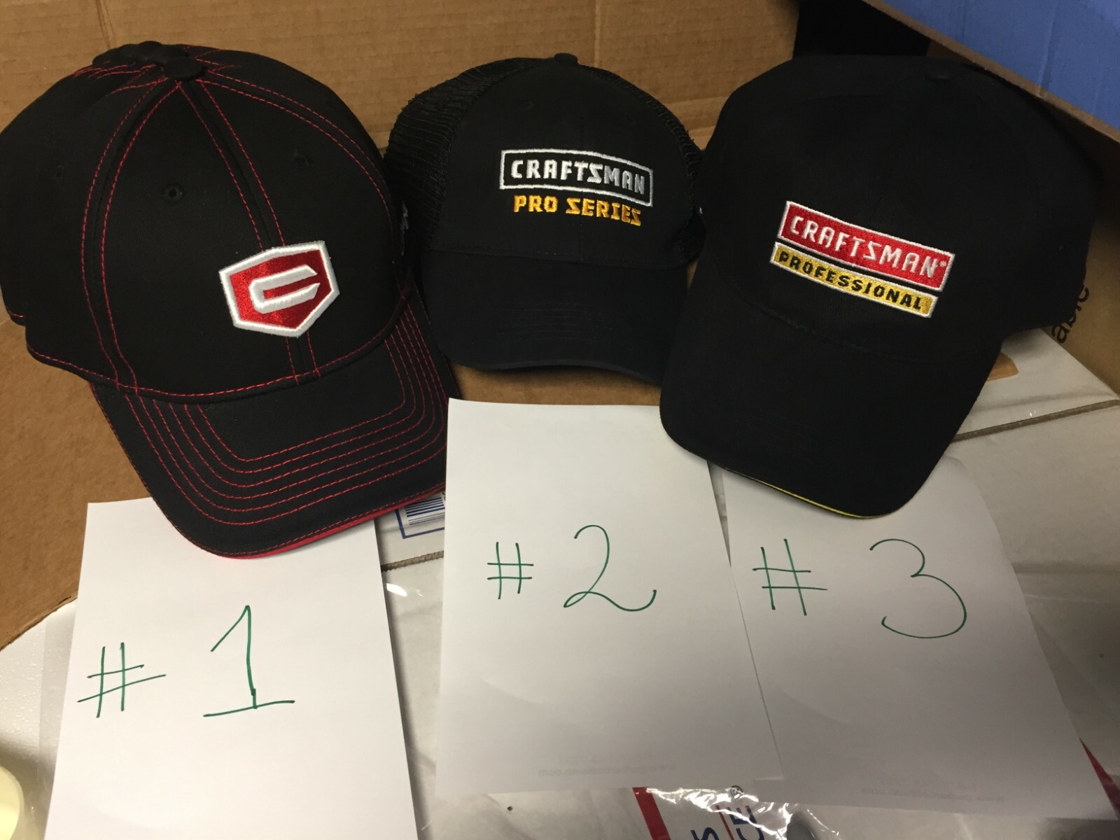 NEW Craftsman Pro Series Mesh Hat Cap Black Professional 90th Trucker Baseball
