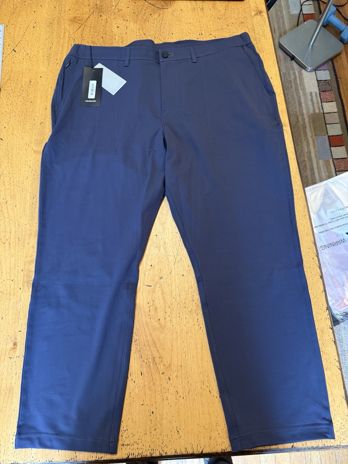 Public Rec Men’s All Day Every Day Pants Gray Size 40×28 NWT | Stretch Athletic
