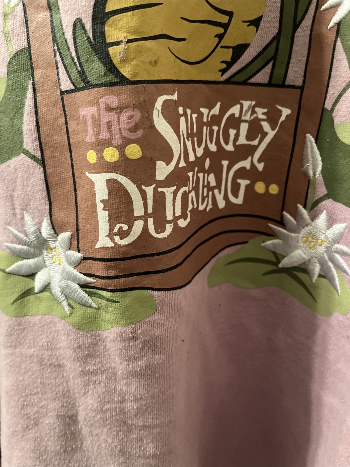Disney Princess Women’s Sweatshirt Snuggly Duckling Size Unknown Pink