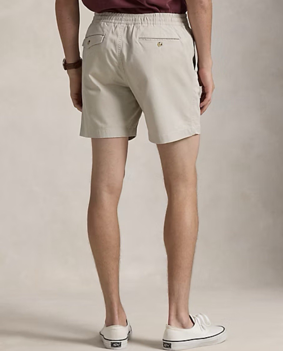 Polo Ralph Lauren Men’s 6 inch Prepster Stretch Chino Shorts Beige Stone XXL
