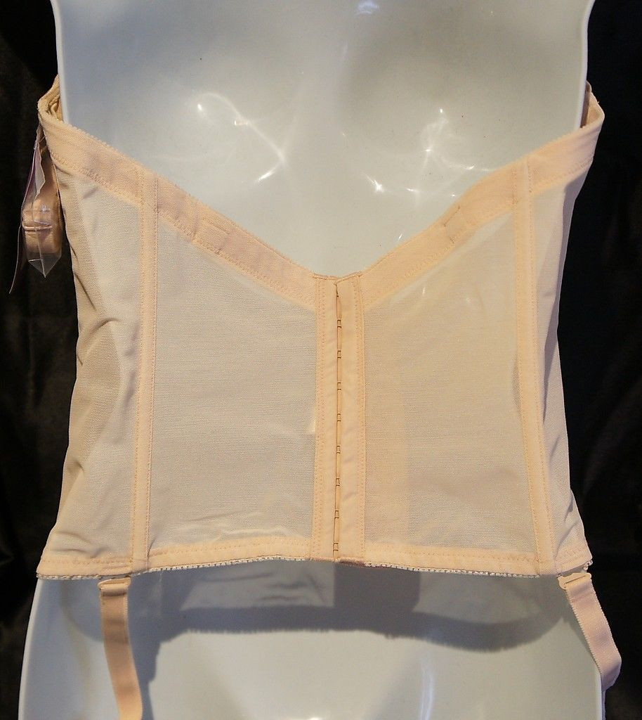 Dominique 8541 Longline Smooth Strapless Convertible Bustier Strap included Nude