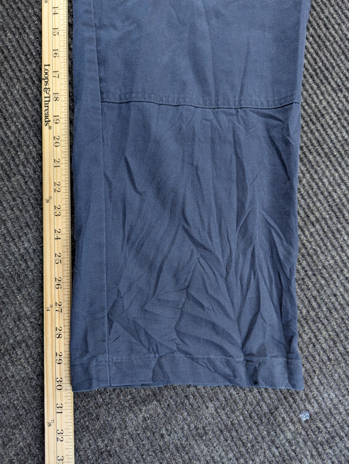 Dickies Double Knee Work Pants Mens 38×30 Blue Regular Fit High Rise Workwear