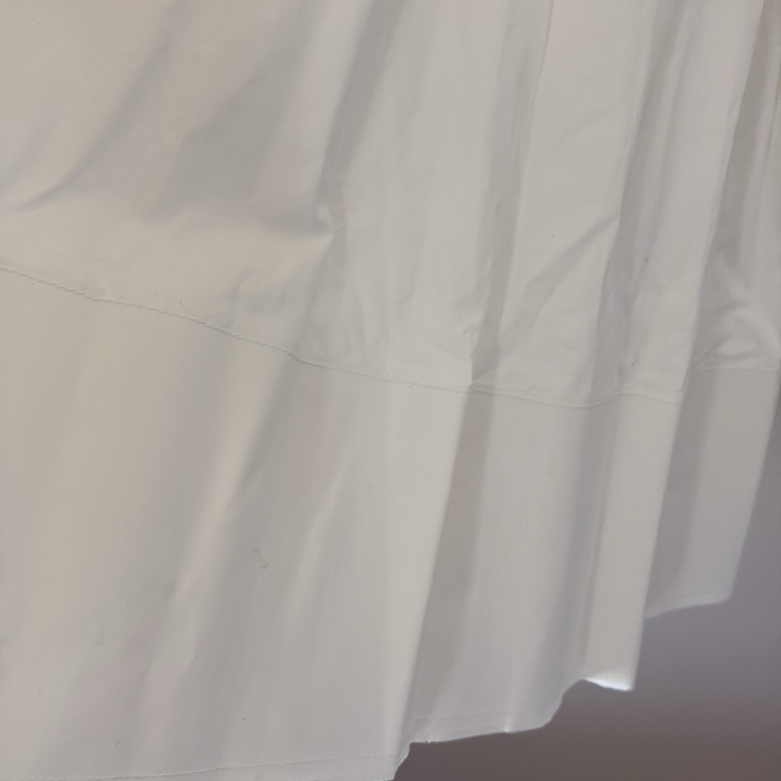 J. Crew Fit-and-flare mini dress cotton poplin structured flare hem white size 4