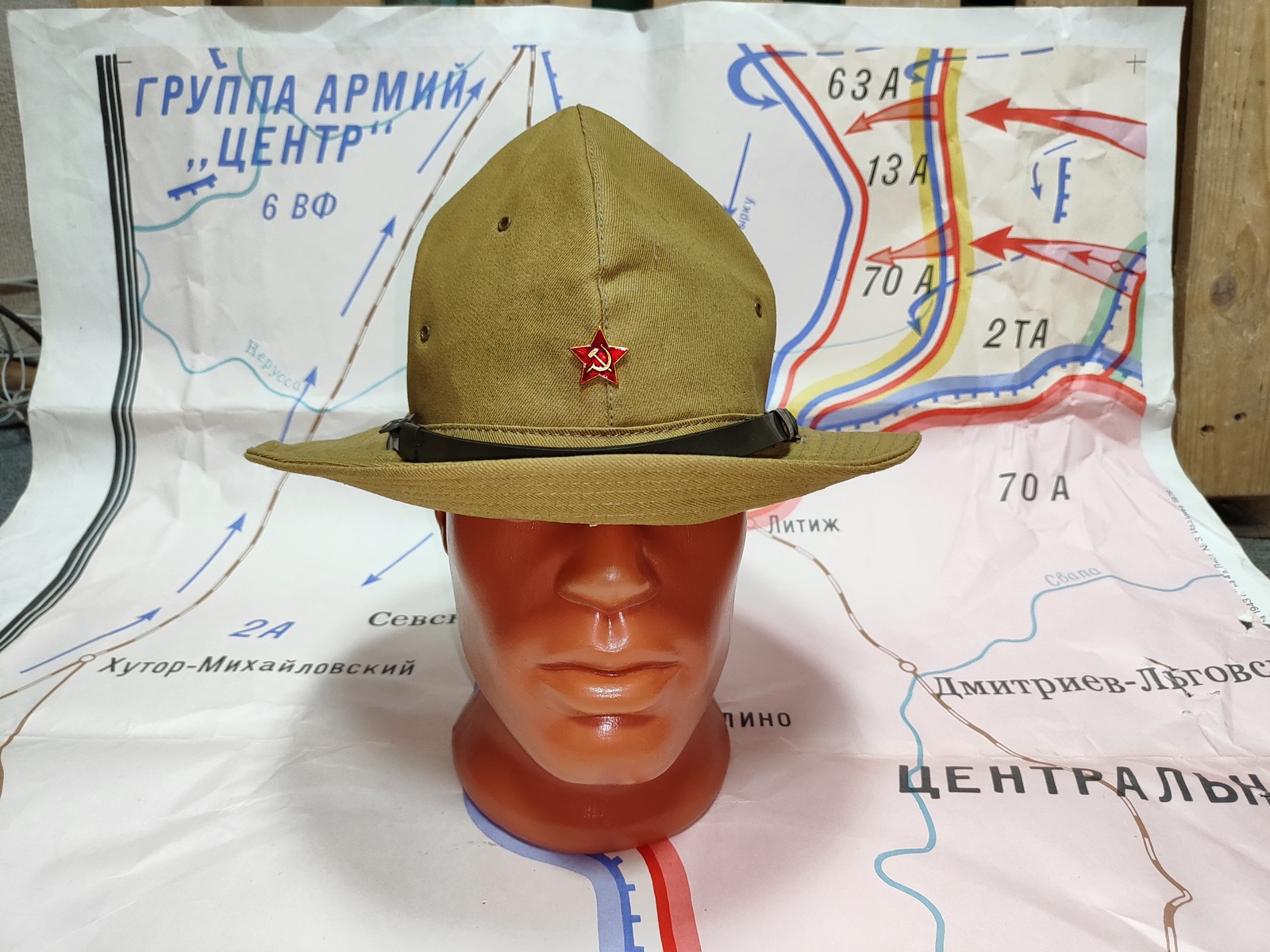 Soviet Russian Army Military Uniform Pilotka Afghan Panama Hat Cap Size M,L,XL