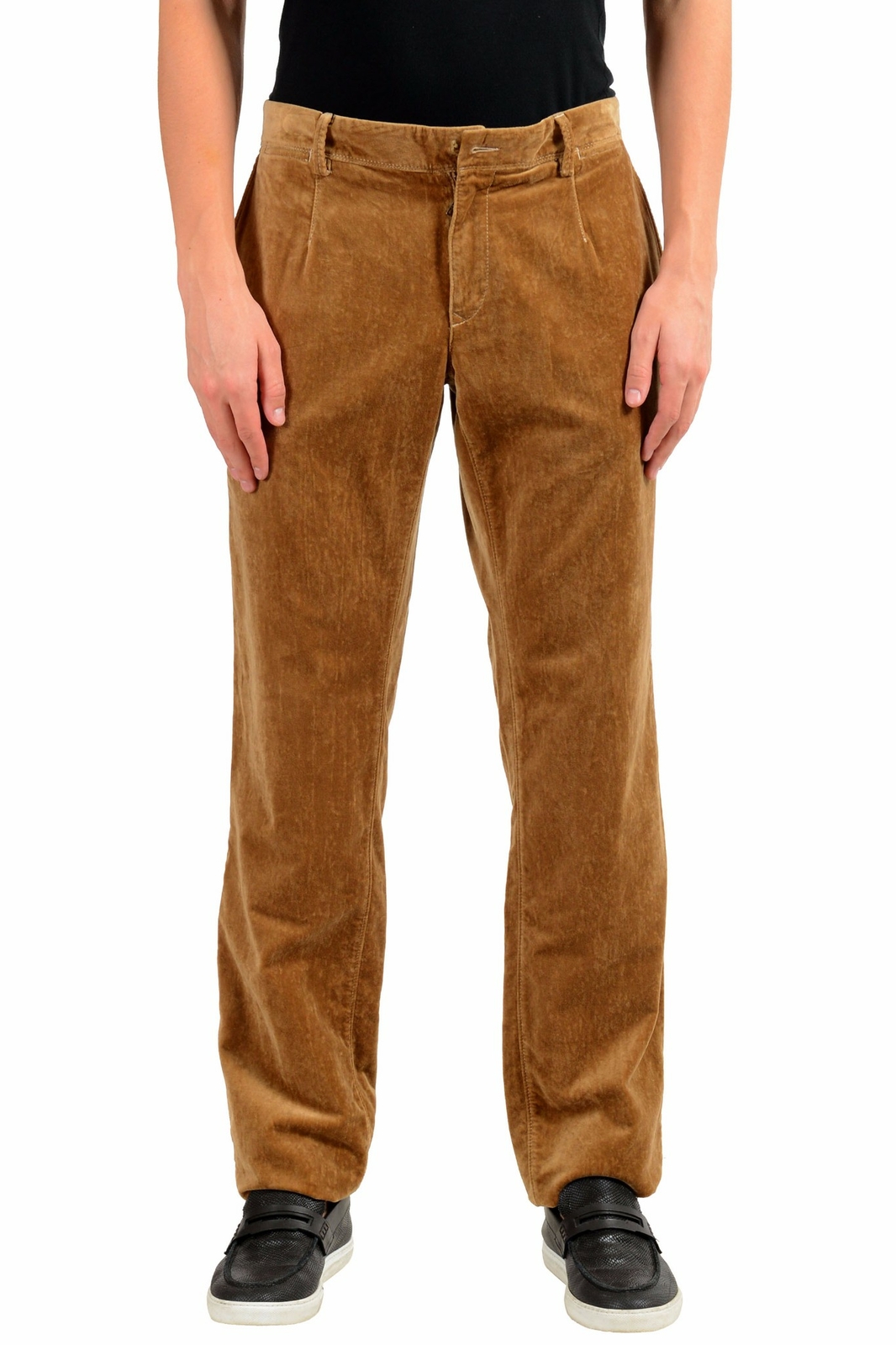 Dolce & Gabbana Men’s Brown Velour Casual Pants Size 30 32 34