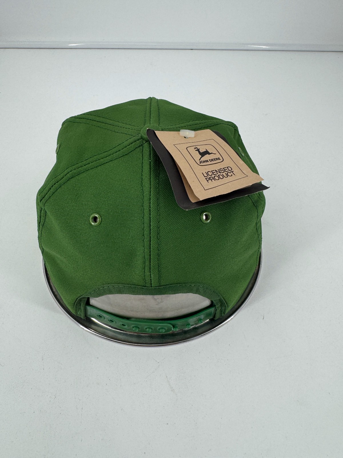Vintage John Deere Snapback Hat Green Farm Patch Louisville Mfg. Co. NWT(Read!!)