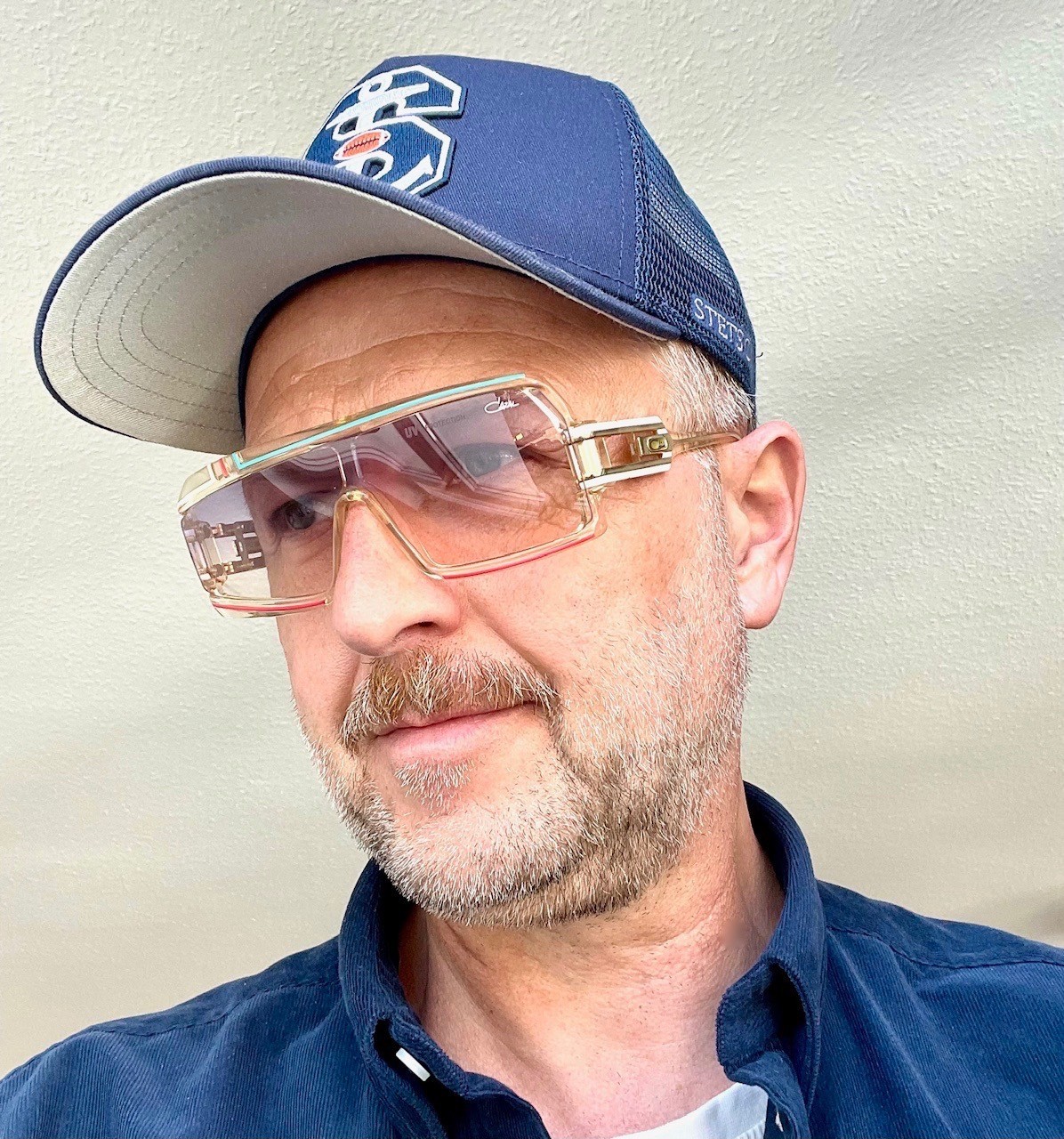 vintage CAZAL 858 col 253 clear sunglasses W.Germany 1980s MC Hammer Hip Hop Boy