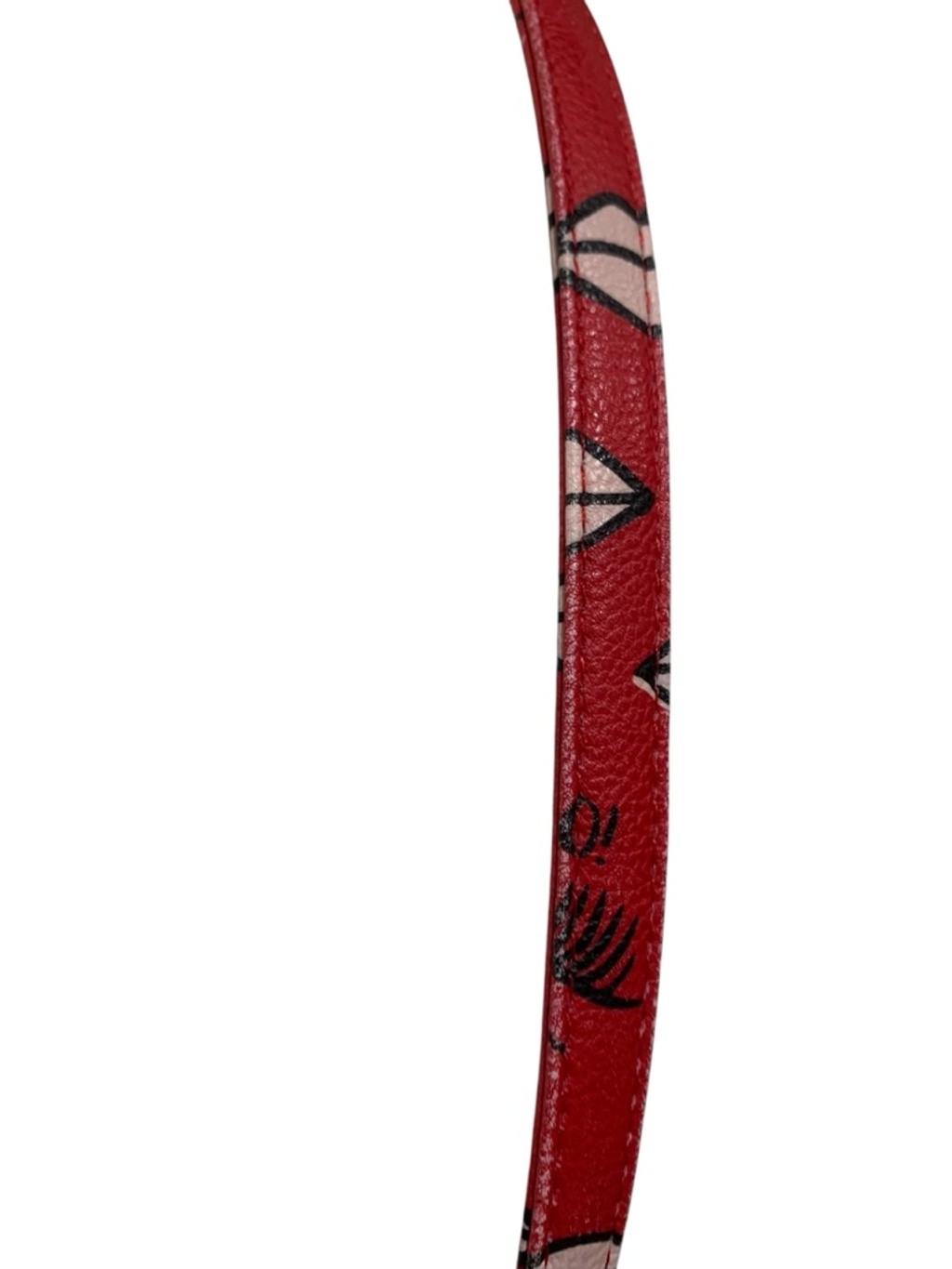 Women’s Betsey Johnson Lips Crossbody Bag One Size Red Black