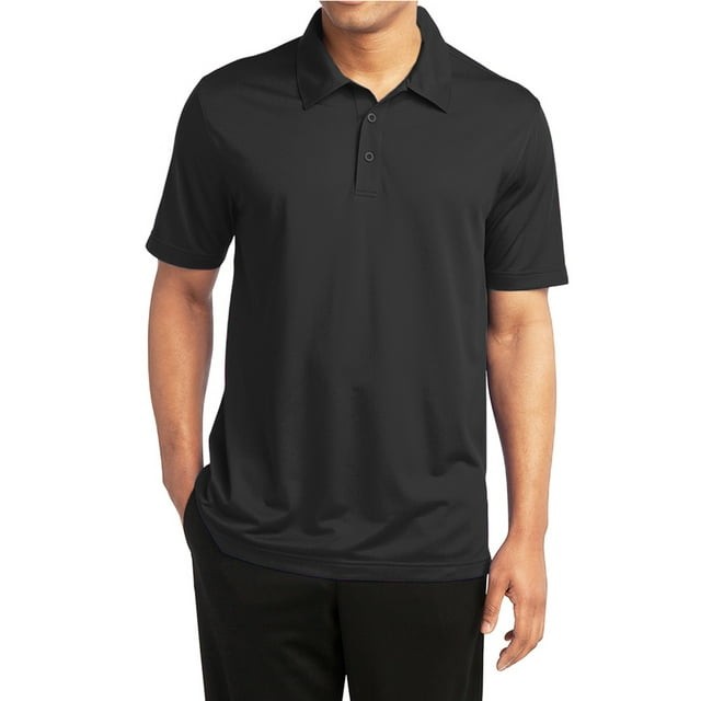 Galaxy by Harvic Men’s 3 Pair of Dry Fit Moisture-Wicking Polo Shirts-3XL Asst