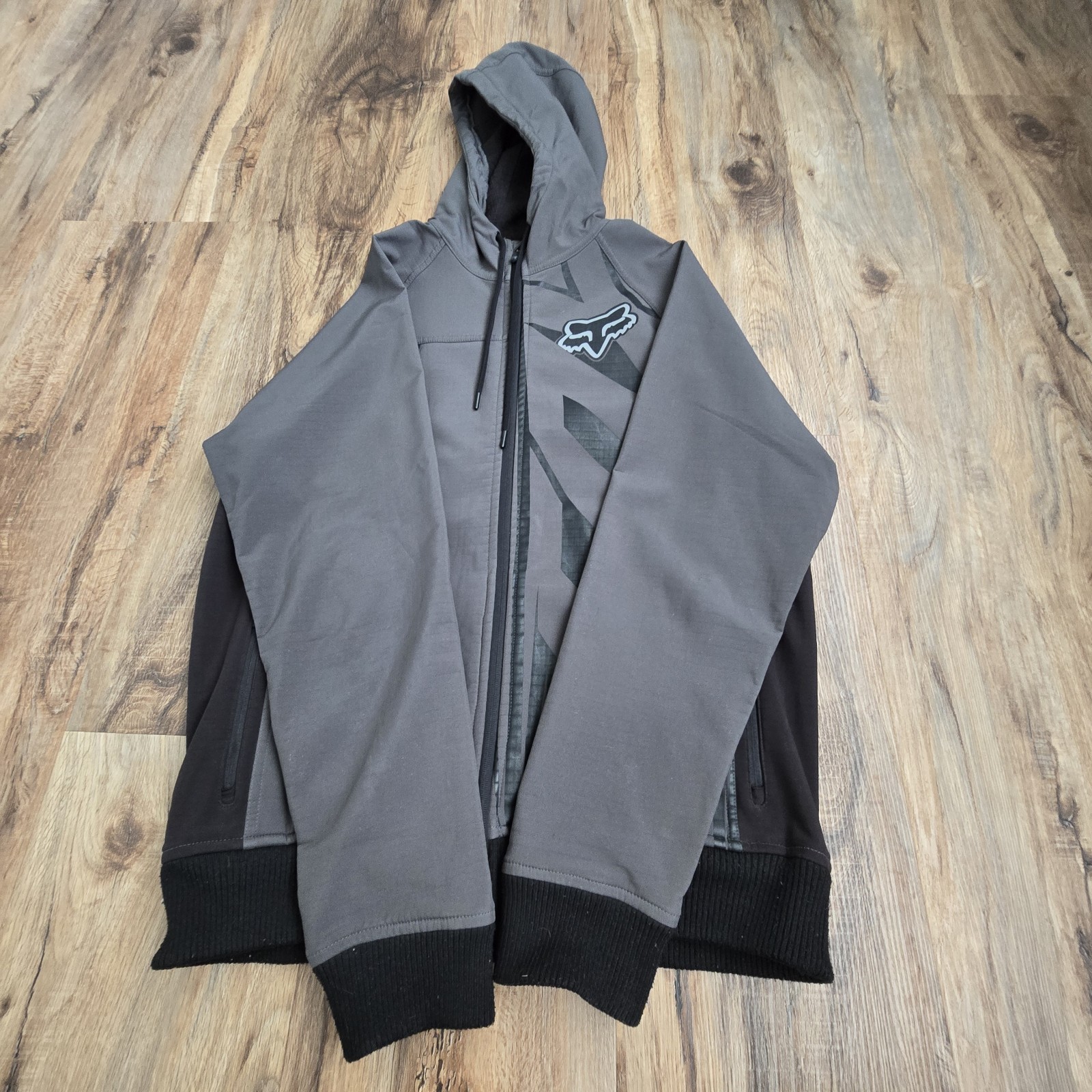 Fox Tech FX Bionic Series 2000mm Softshell Hooded Jacket Zip Pockets L Motocross