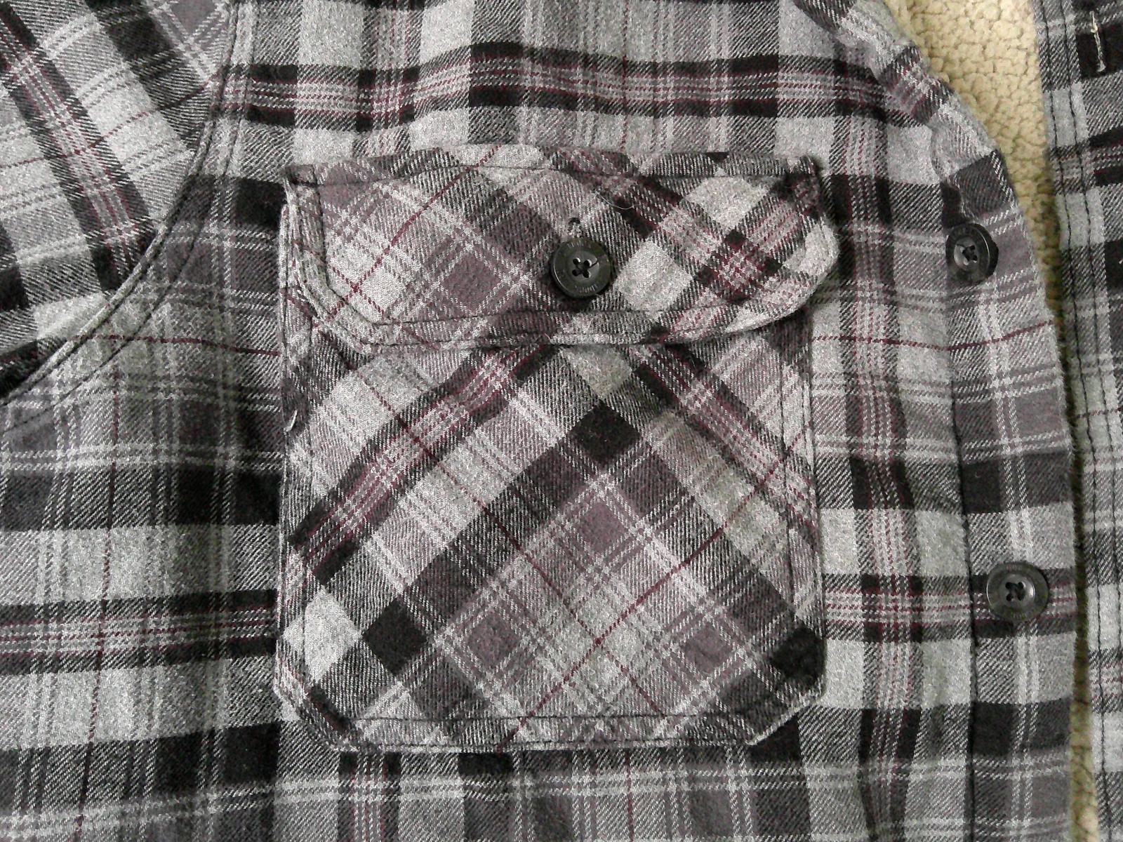 Outdoor Life Multicolor Plaid Button Up Flannel Jacket Long Sleeve Mens Size XL