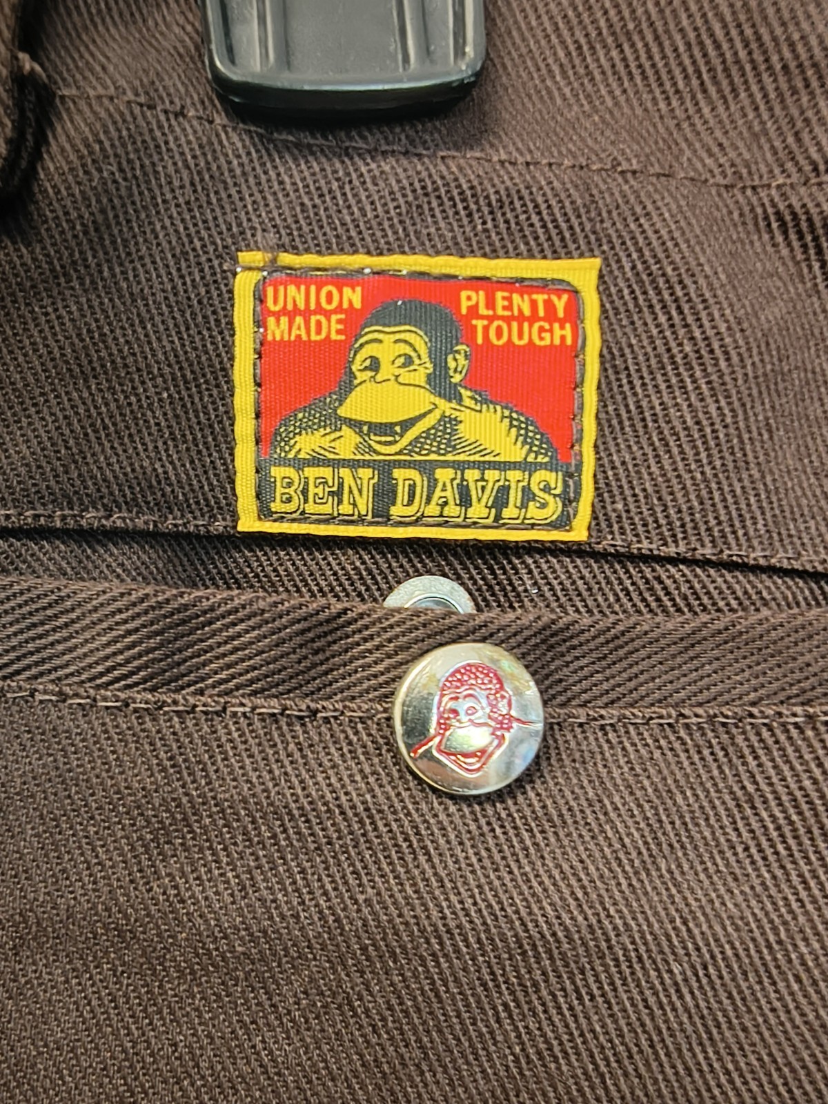 Vintage Ben Davis Union Made Brown Pants 28×27 Yellow Tag Have Been Hemmed