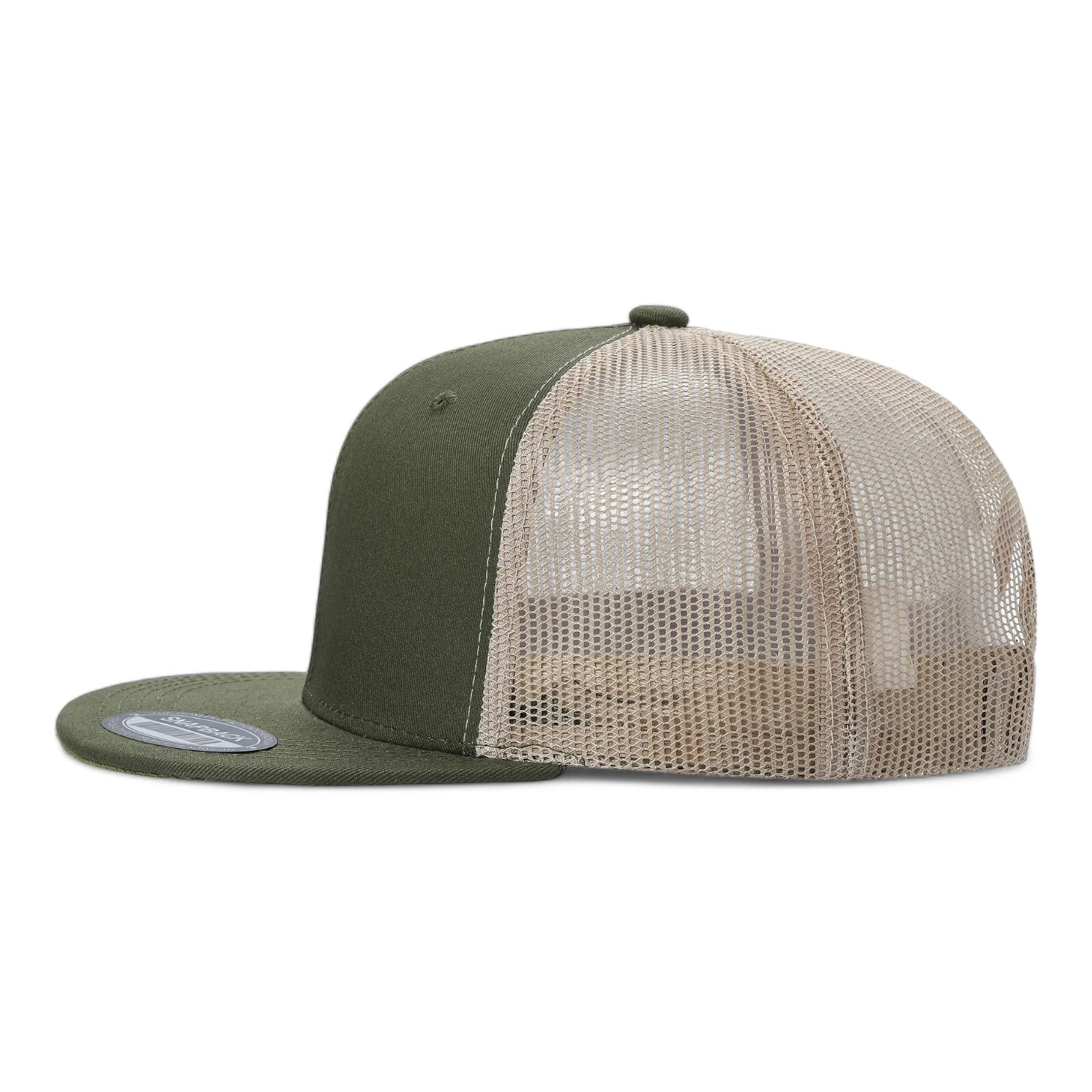 Mesh Trucker Hat Flat Brim Visor Snapback Adjustable Baseball Cap Hip Hop Style