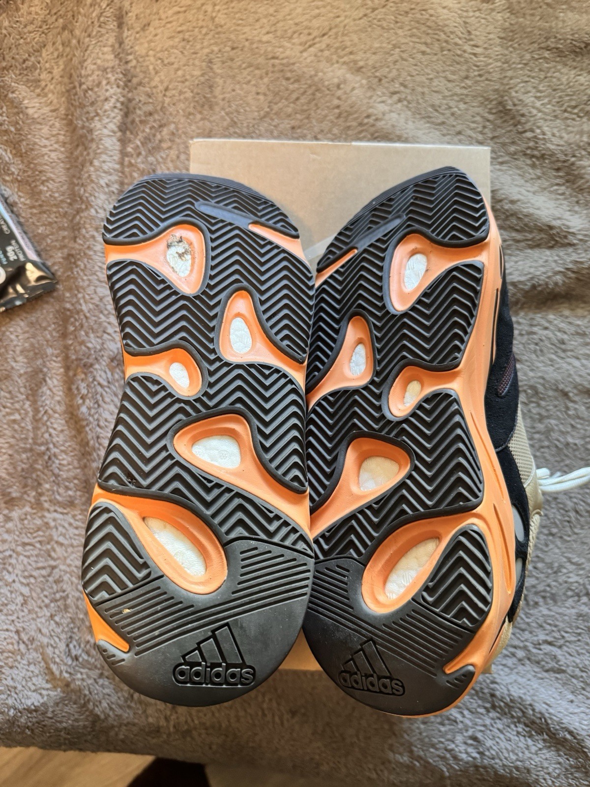 adidas Yeezy 700 Men’s Low Top Lace-Up Sneaker Tan Black Orange