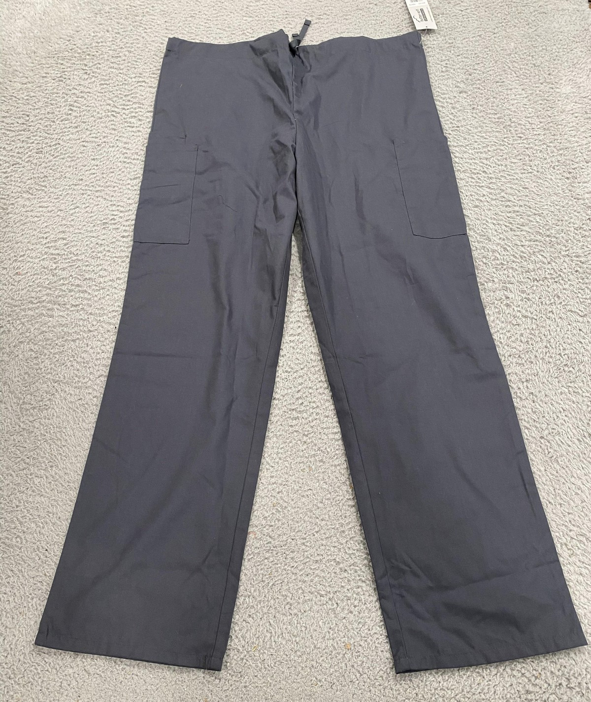 UA Scrubs Butter-Soft Scrub Pants Womens Medium Gray Drawstring Pockets