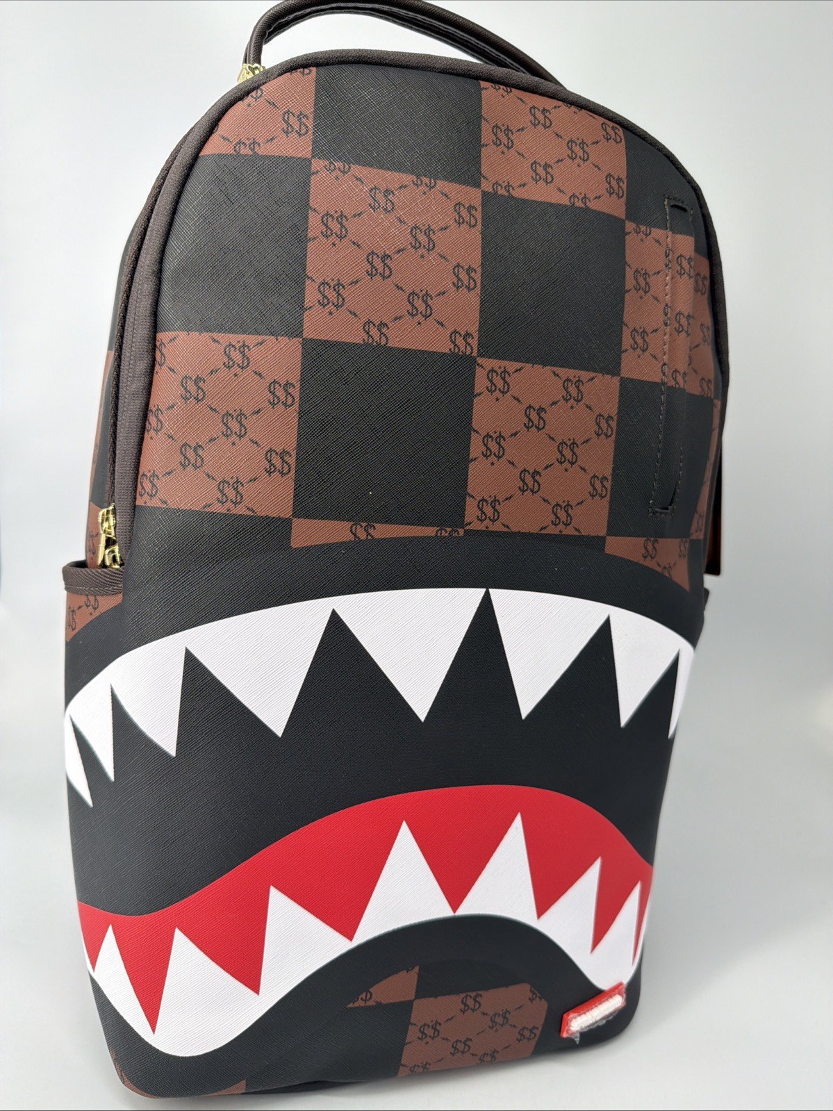 Sprayground B6263 Brown Limited $120.00 Leather Size 16x6x12 Inches