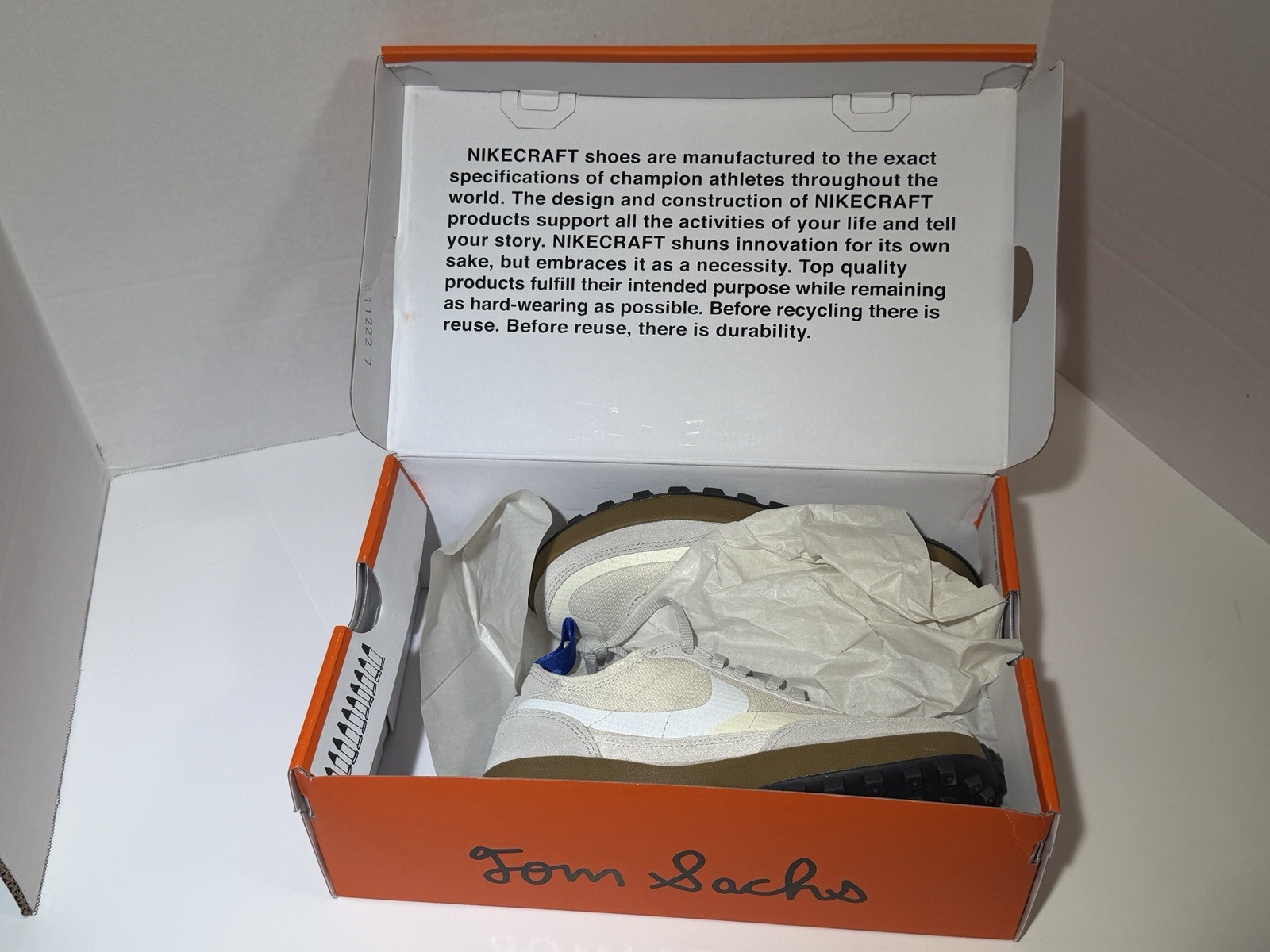 Nike x Tom Sachs General Purpose | W 5.5 | Light Cream/Light Bone LOW PRICE