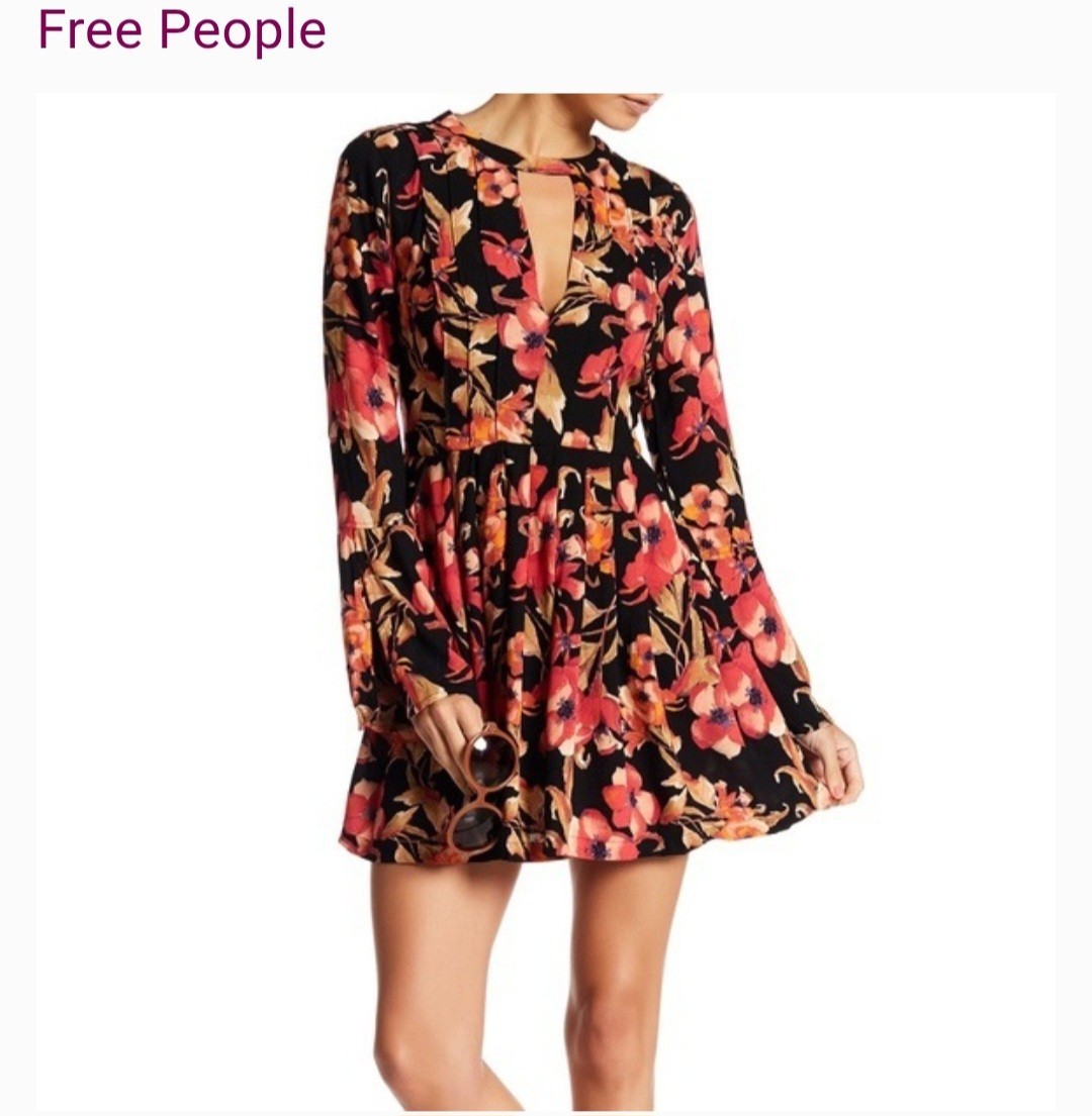 Lot Of 2 Free People Tegan Mini Dress Smooth Sailing Maxi Skirt Sz 4 6 Small GUC