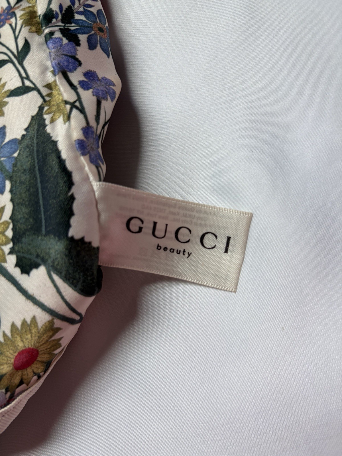 Gucci Beauty Floral Large Drawstring Bag- Excellent Condition Authentic