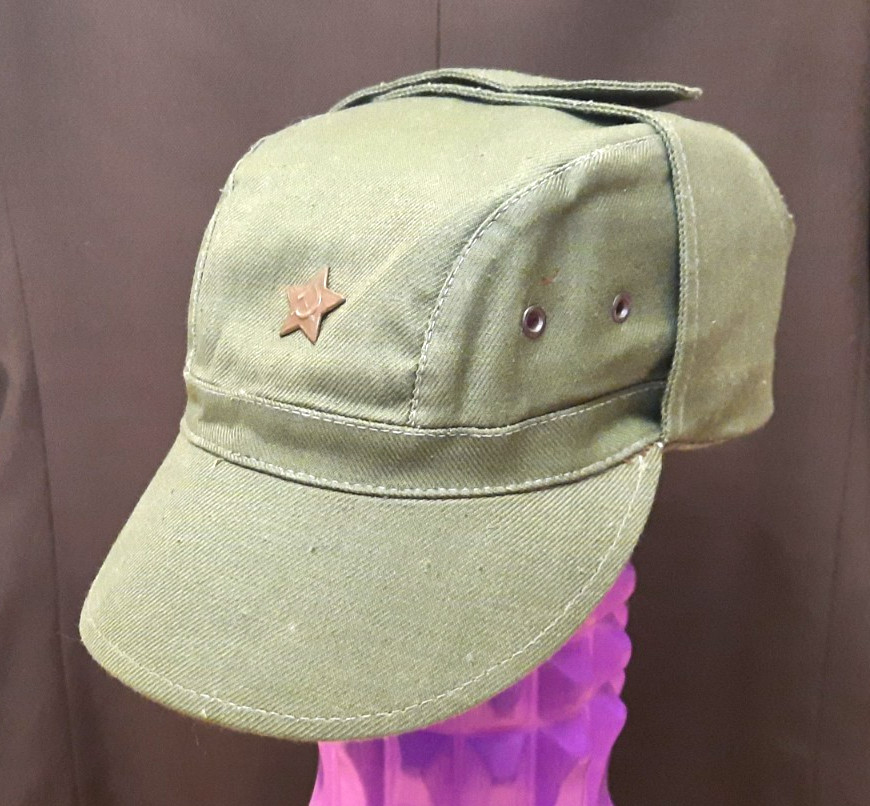 RARE Military Russian Afghanka Uniform Cap & Star VDV Forces Post-Soviet Russia